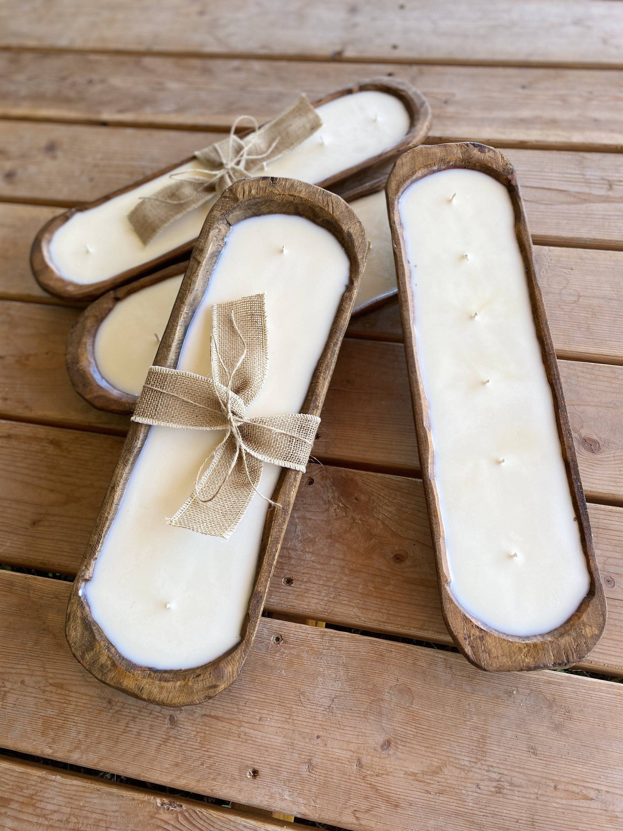 Large Dough Bowl Soy Candle - Stained